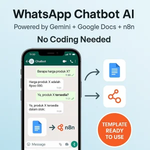 🧠 WhatsApp Chatbot AI – Template Siap Pakai | Support WAHA